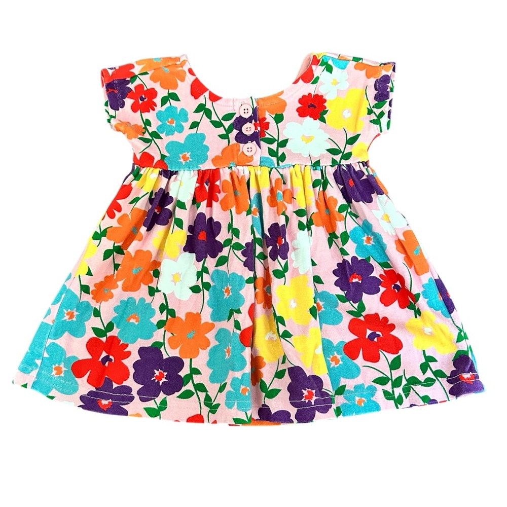 Hannah Andersson Multicolor Floral Baby Dress
